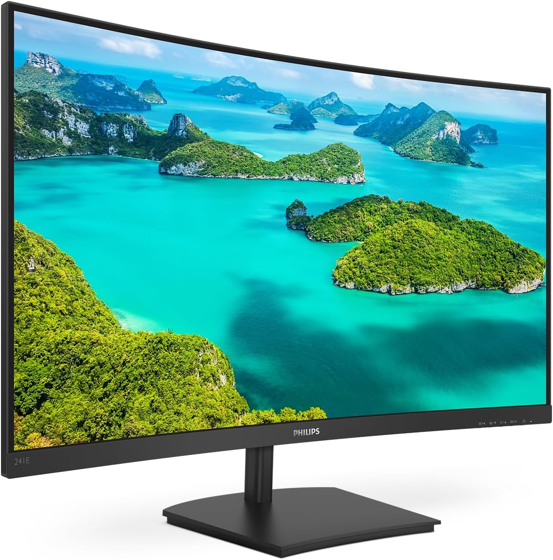 Thumbnail 1 de Philips 241E1SC 24 Inch Curved Monitor