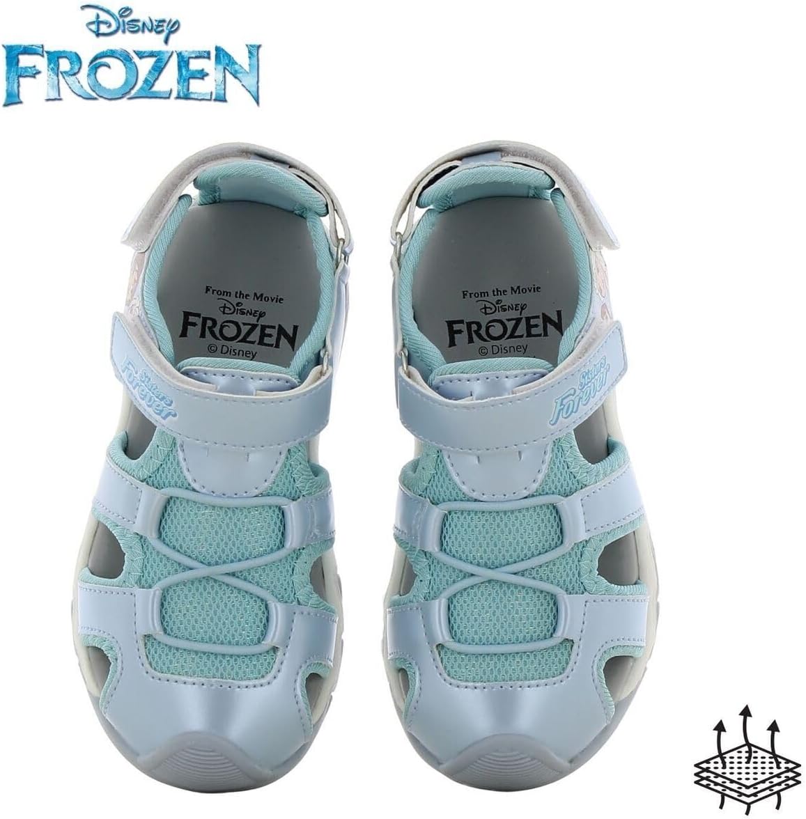 Detalle 2 de Leomil Parent_FR_Sandals_Girl_noLED_S Frozen-sandalen voor meisjes