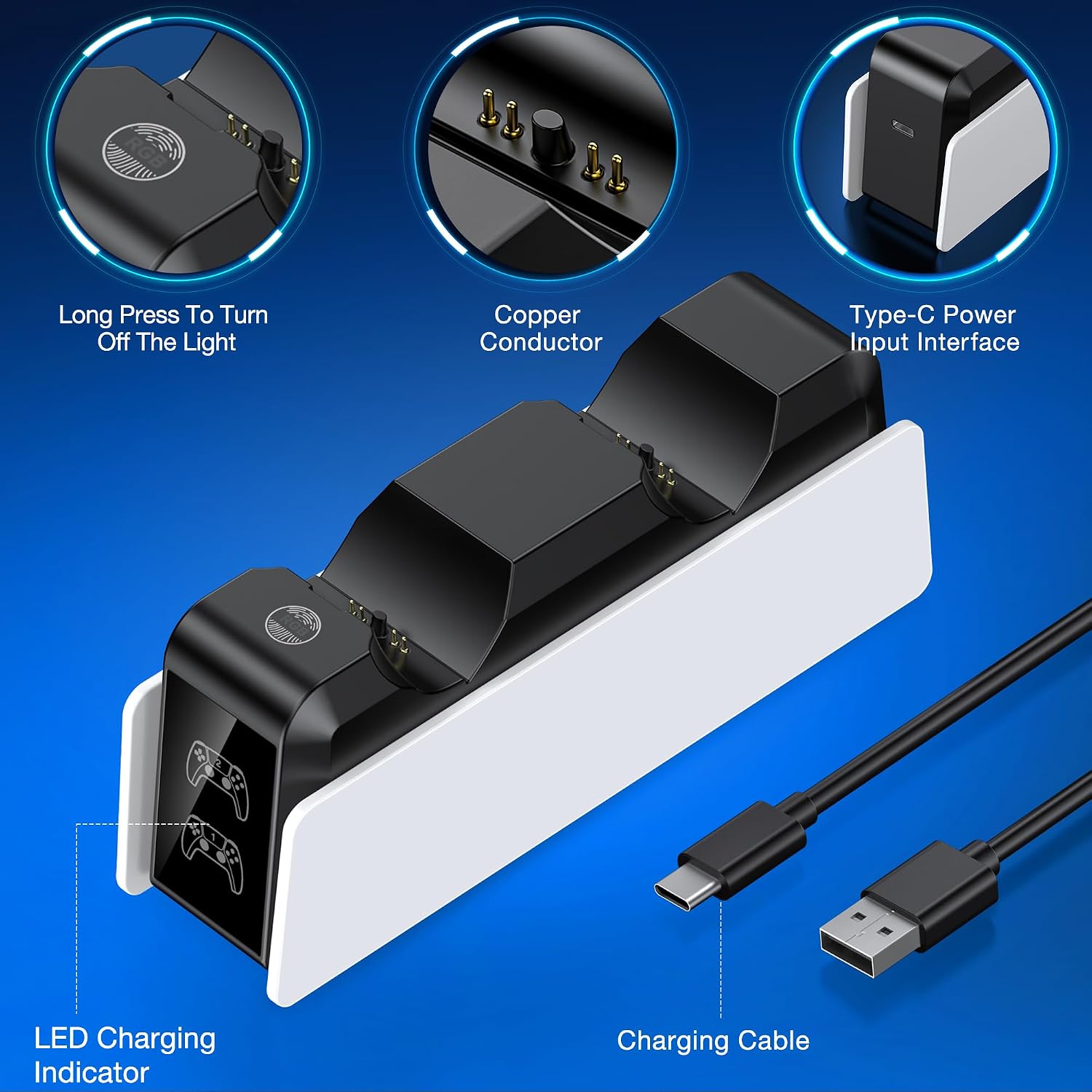 Thumbnail 6 de Fast Charge PS5 Controller Charger Station 3H
