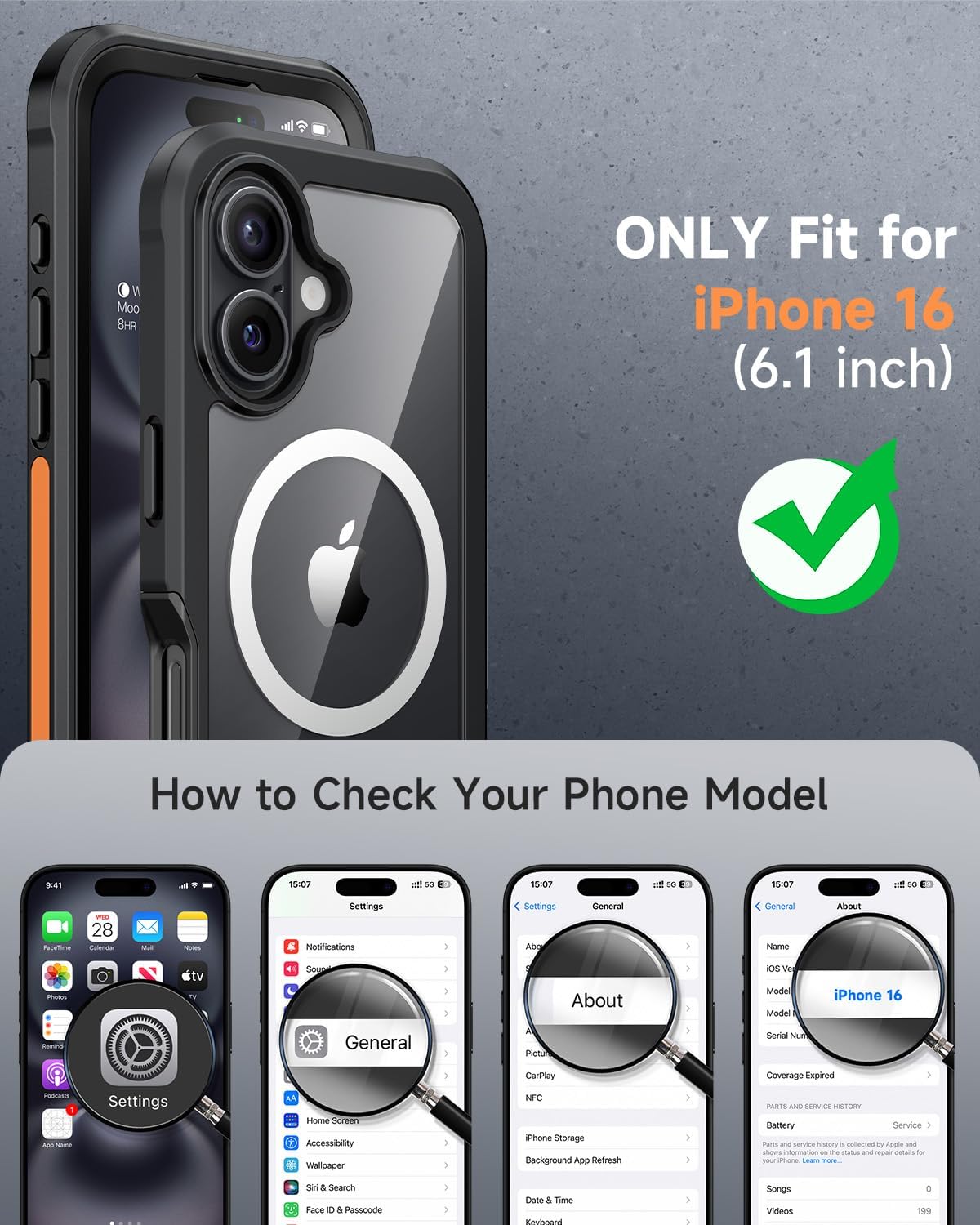 Thumbnail 6 de seacosmo Magnetic Case for iPhone 16