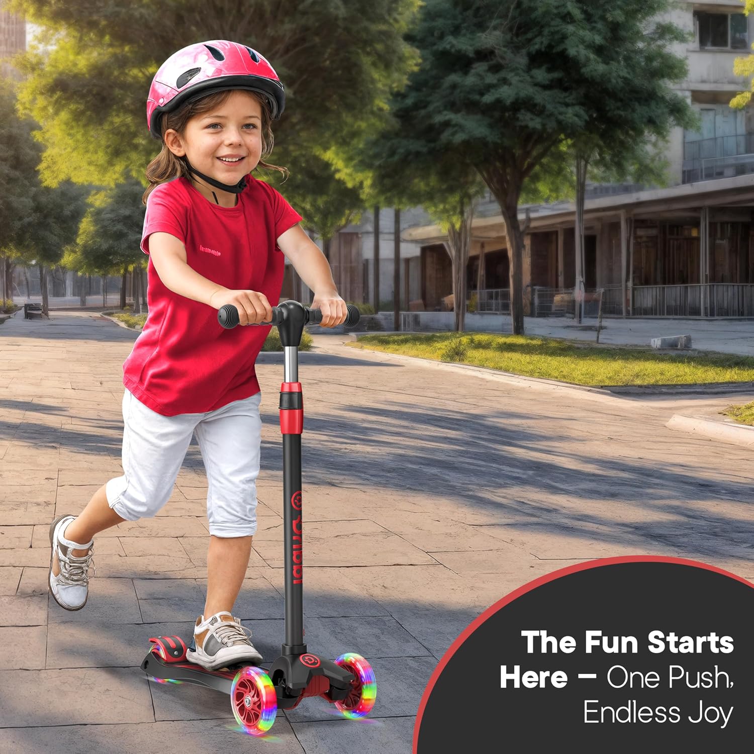 Detalle 2 de Dribbl 3-Wheel Kids Scooter Age 3+ — Supports 165 lbs 🛴