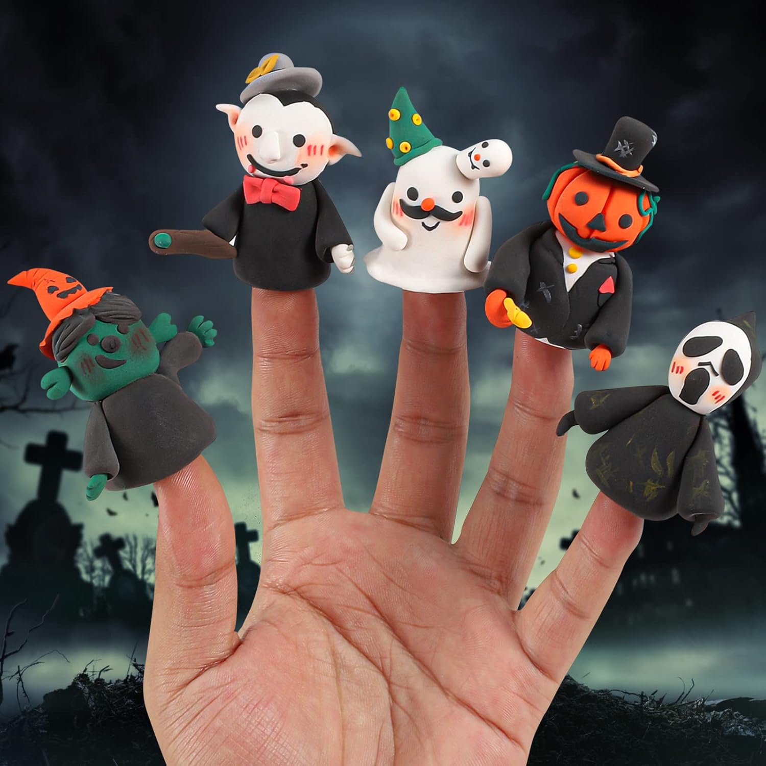 Thumbnail 5 de Air Dry Clay 50 Colours modelling kit 🎨