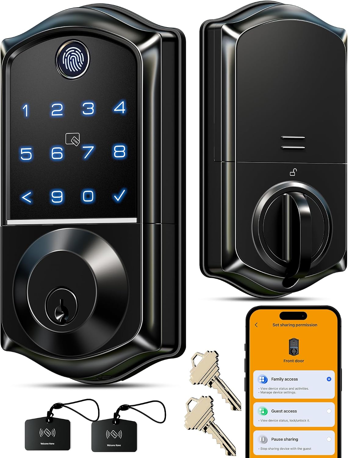 Detalle de Veise Fingerprint Smart Door Lock VE017