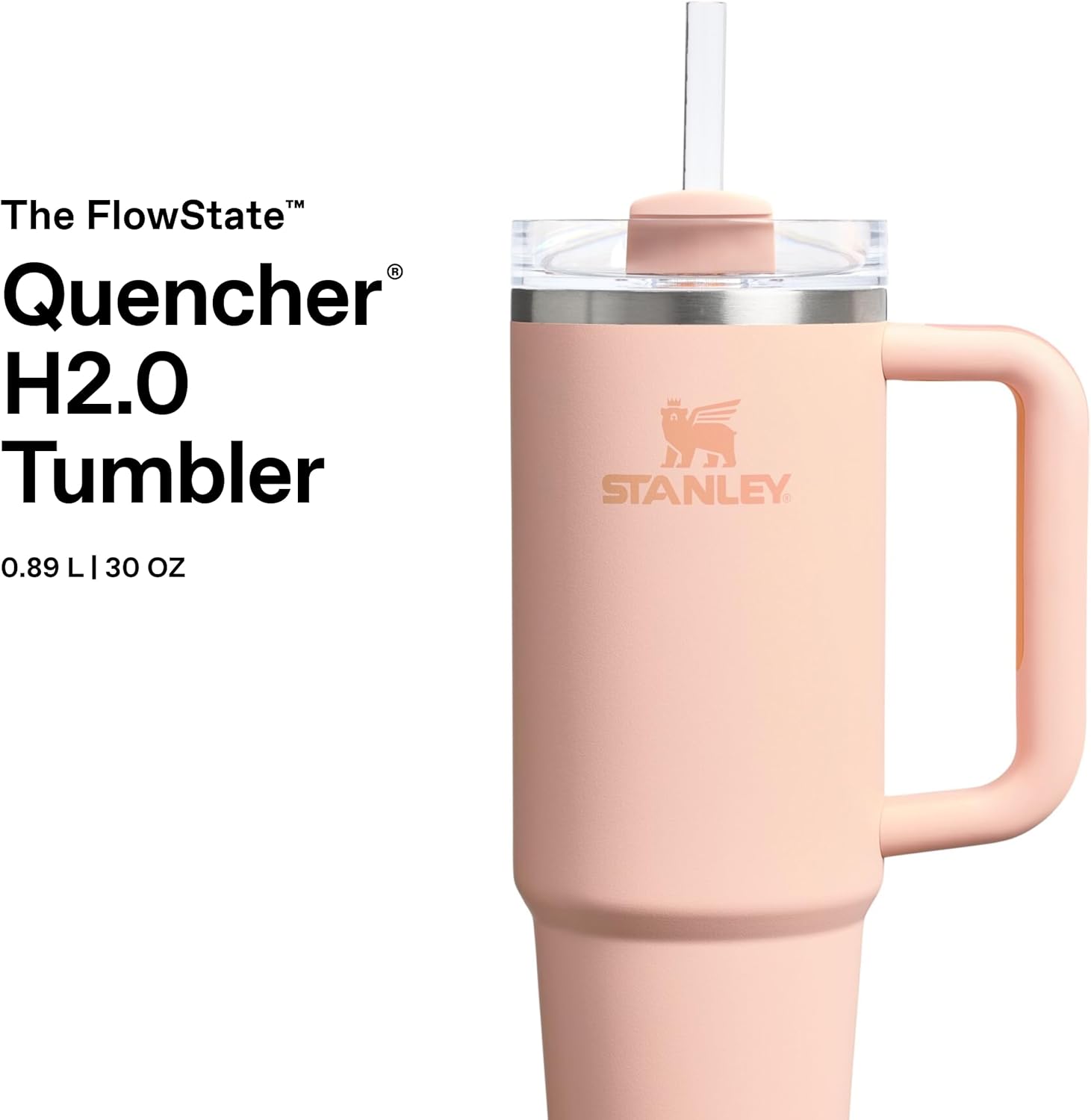 Thumbnail 2 de STANLEY 1913 Quencher H2.0 FlowState con cannuccia 0,89 L – Orange Cream