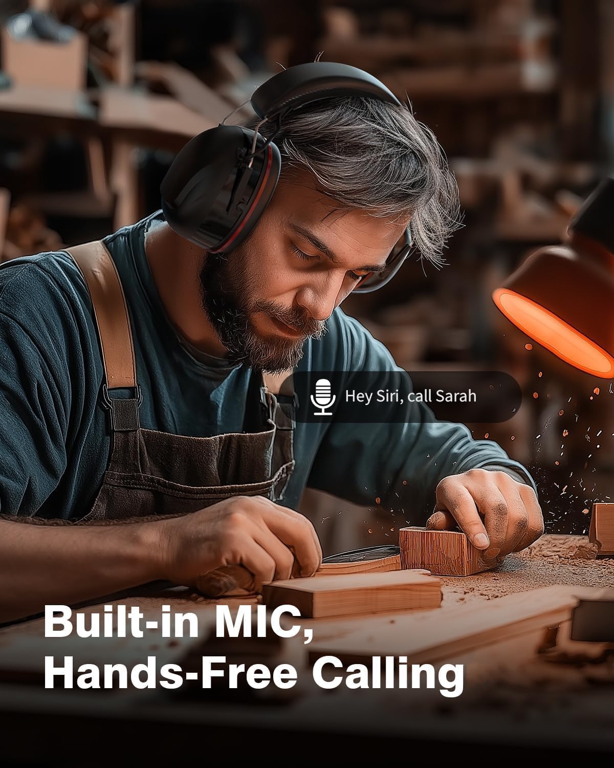 Detalle 2 de Bluetooth 5.4 Gehörschutzkopfhörer 120 Stunden 📢