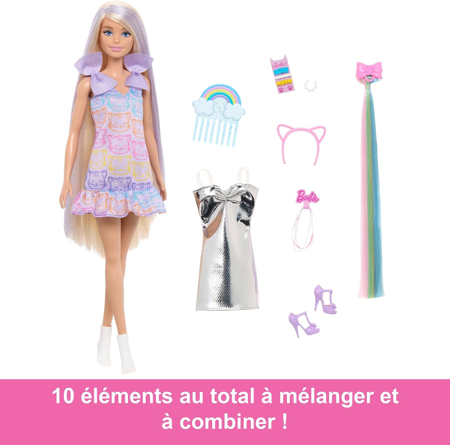 Detalle de Barbie JCT72 poupée blonde 20 cm 🎀