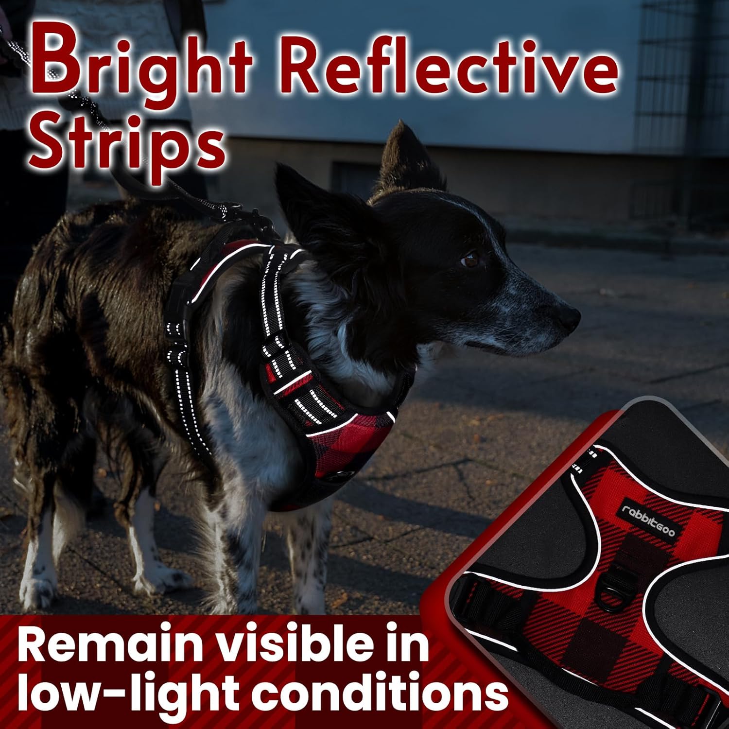Thumbnail 6 de rabbitgoo Dog Harness L, No Pull Vest