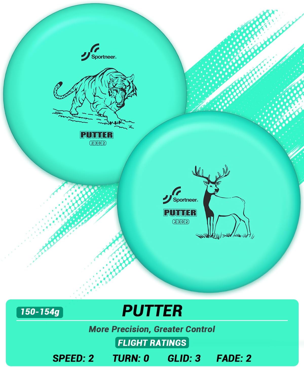 Thumbnail 3 de Sportneer Disc Golf Set – Starter-Set mit 6 Scheiben, Mini Marker & Tragetasche