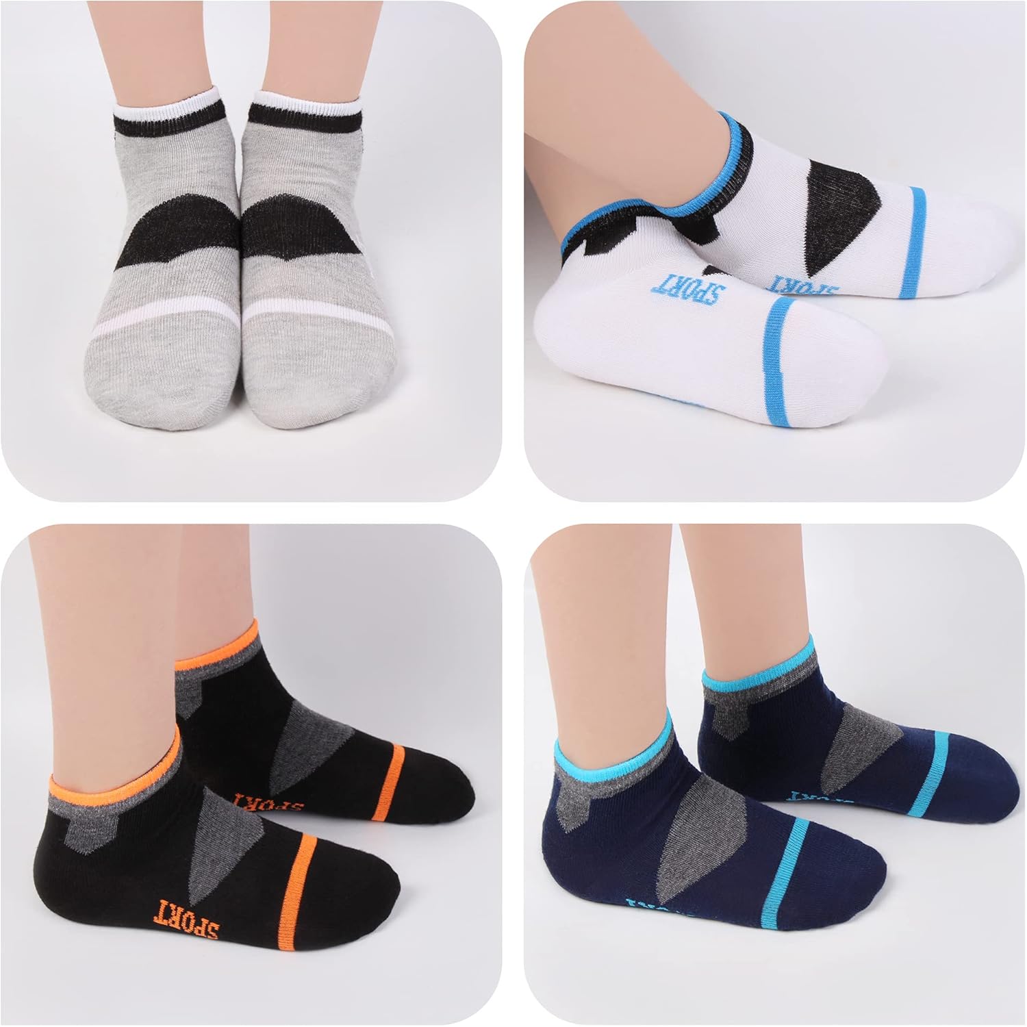 Thumbnail 4 de Libella 12 paia di calzini sneaker bambino/ragazzi colorati 2116VA