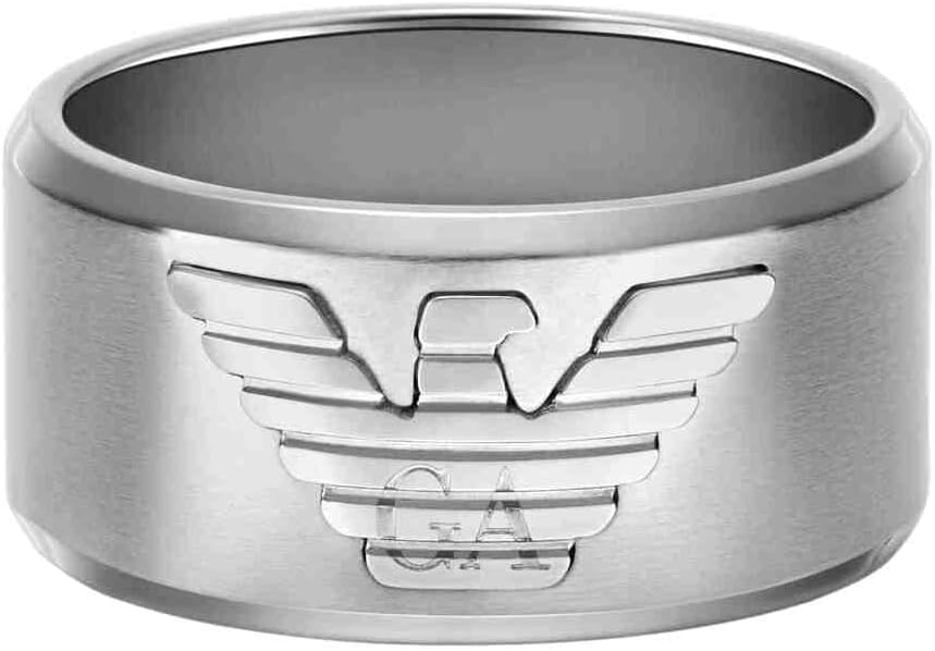 Thumbnail 3 de Emporio Armani Bagues Bandeau pour Homme en acier inoxydable – finition mate