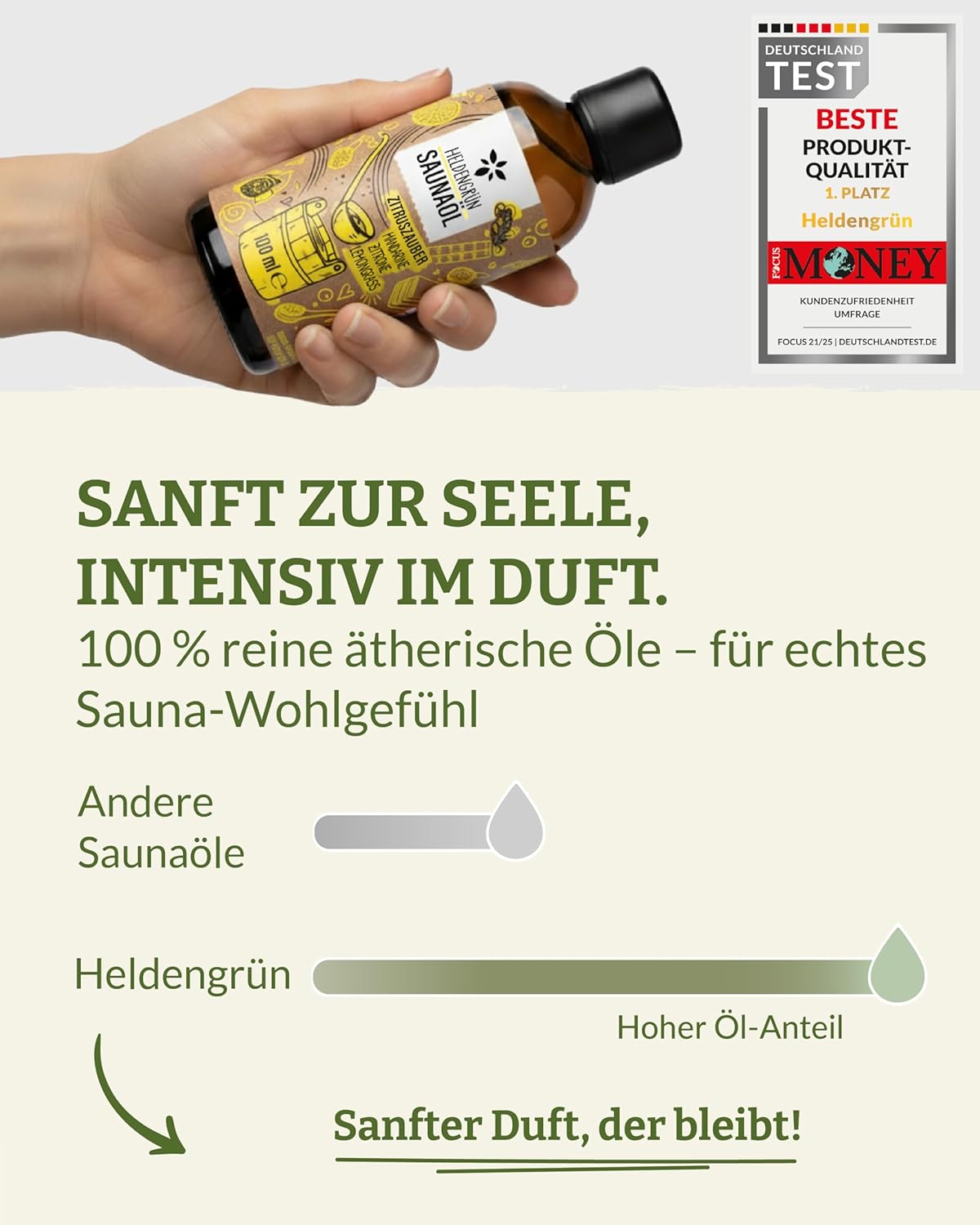 Thumbnail 3 de Heldengrün® BIO Saunaaufguss Set – 3er Duftmix mit ätherischen Bio-Ölen für bis zu 60 Anwendungen