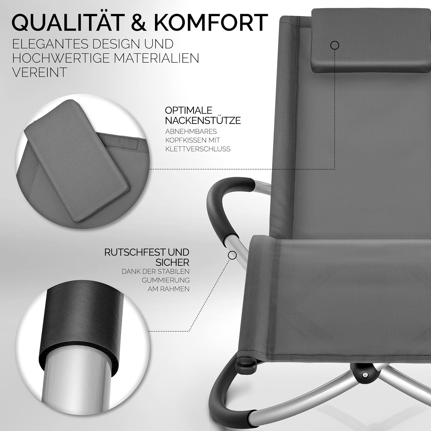 Detalle 2 de tillvex Chaise Longue Jardin 180 kg