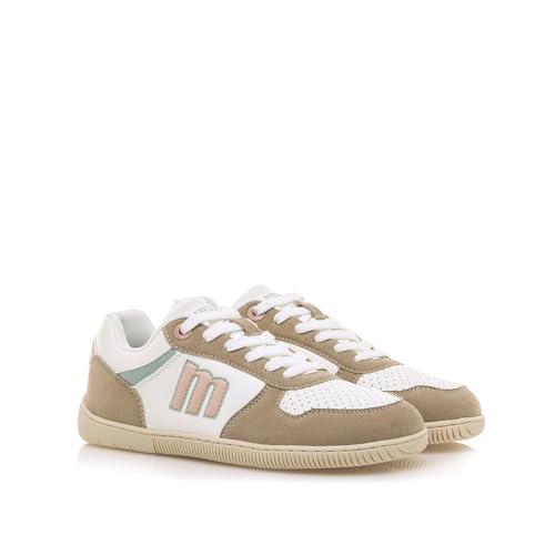 Thumbnail 5 de MTNG Deportivas Barefoot Mujer Free-Aria 60840/60444 en beige, con cierre de cordones