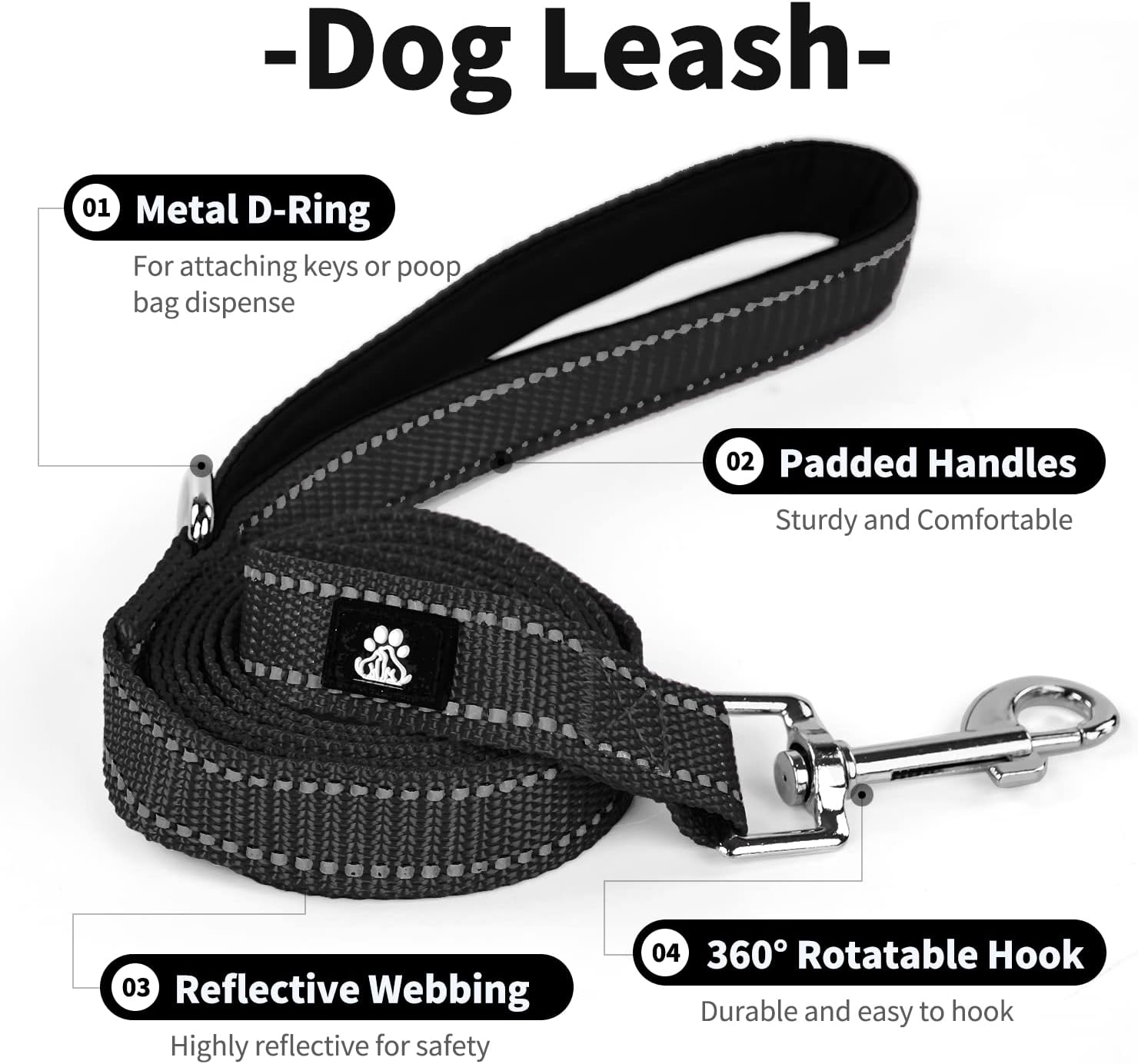 Detalle de IVY&LANE Dog Collar and Leash Set, Medium