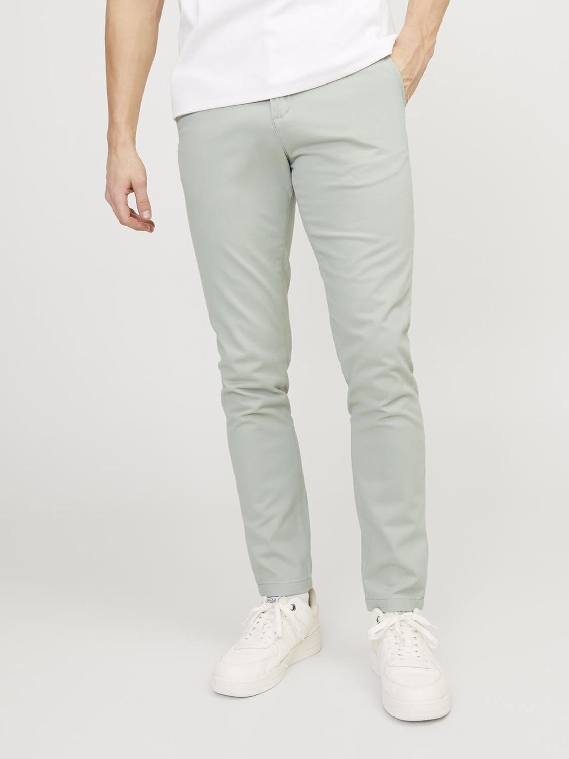 Detalle de JACK & JONES JPSTMARCO JJBOWIE NOOS – Chinohose mit Stretchanteil