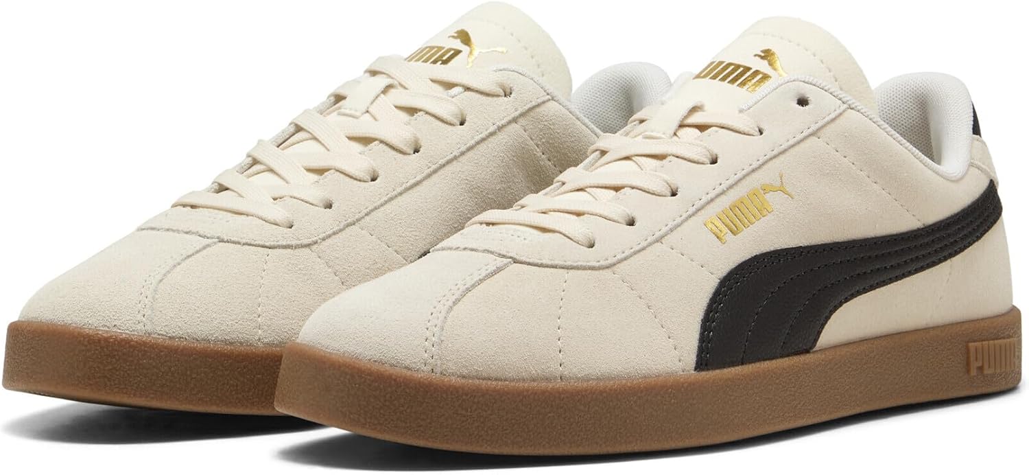 Detalle 2 de PUMA Club II – Sneaker mit beschichtetem Leder und Fußball-Designnähten