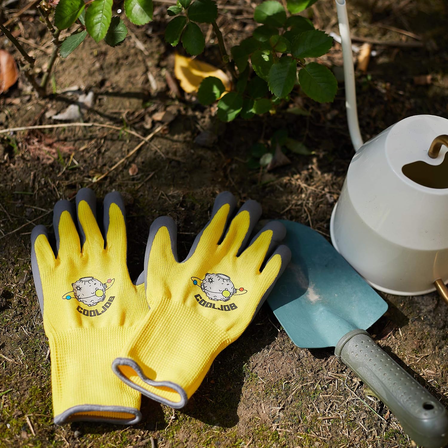 Detalle 2 de COOLJOB Kids Gardening Gloves Slim Fit 3 Pairs S