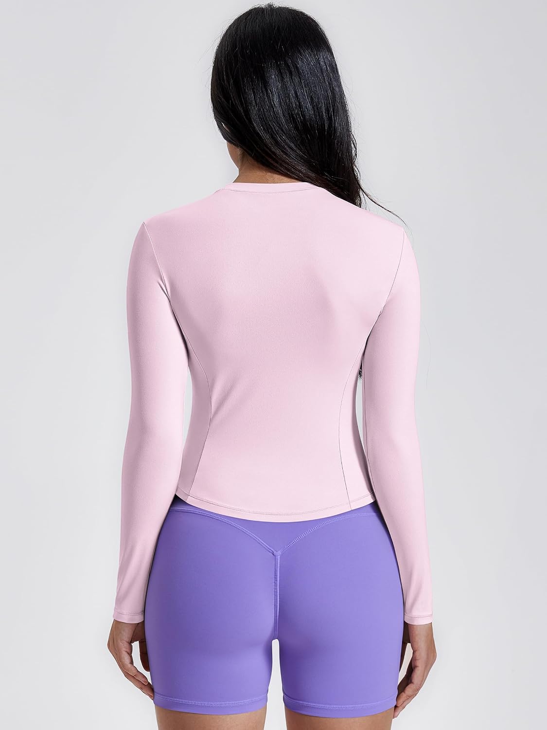 Thumbnail 4 de GYM RAINBOW Women’s Long-Sleeve Cropped Workout Top, Fitted Crewneck