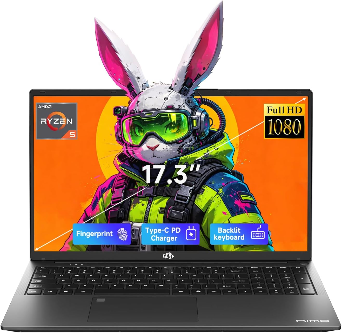 Detalle de NIMO 17.3-inch laptop