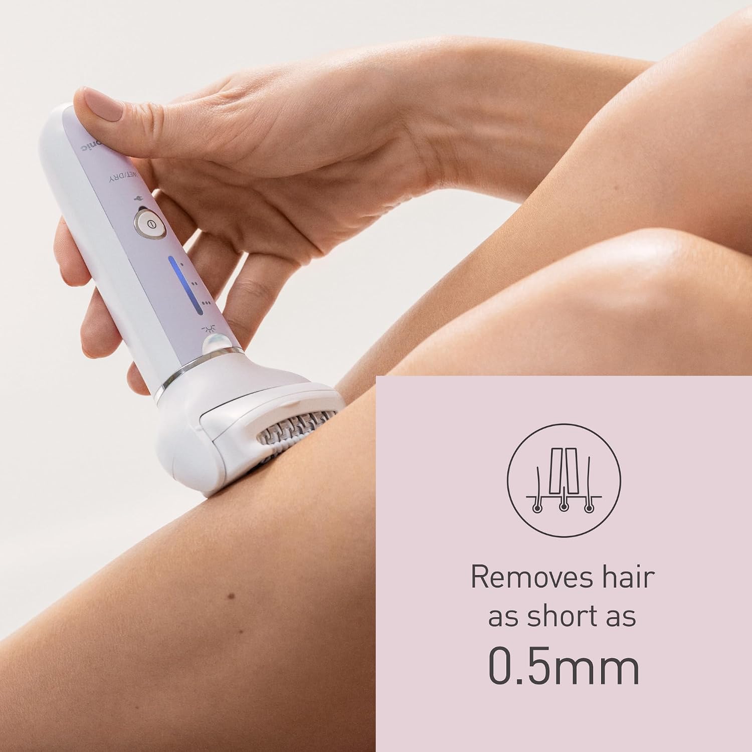 Thumbnail 3 de Panasonic ES-EY30-V511 Wet and Dry Epilator with 90° Flex Head and 60 Tweezers