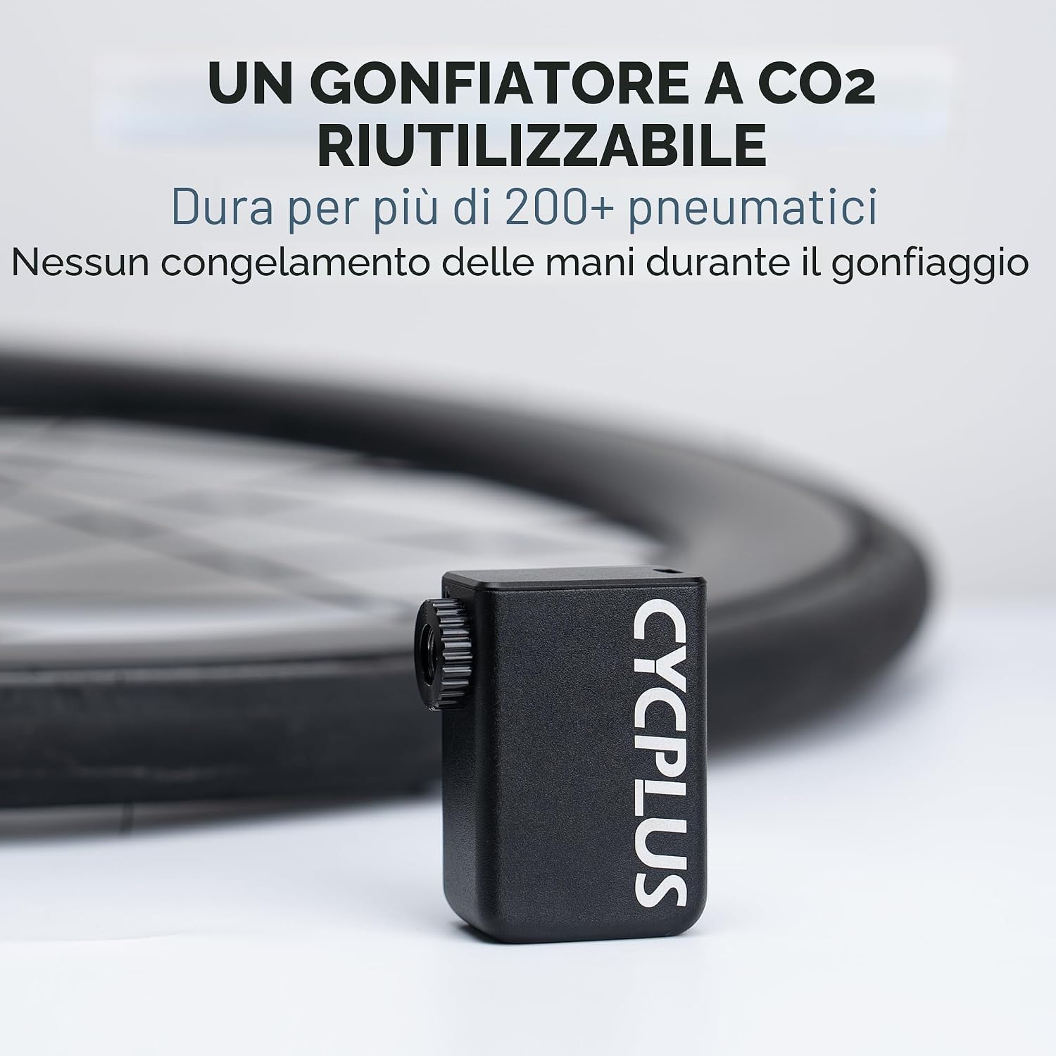Thumbnail 5 de CYCPLUS Tiny E-Pump: pompa per bici elettrica ultra‑mini, potente e ricaricabile