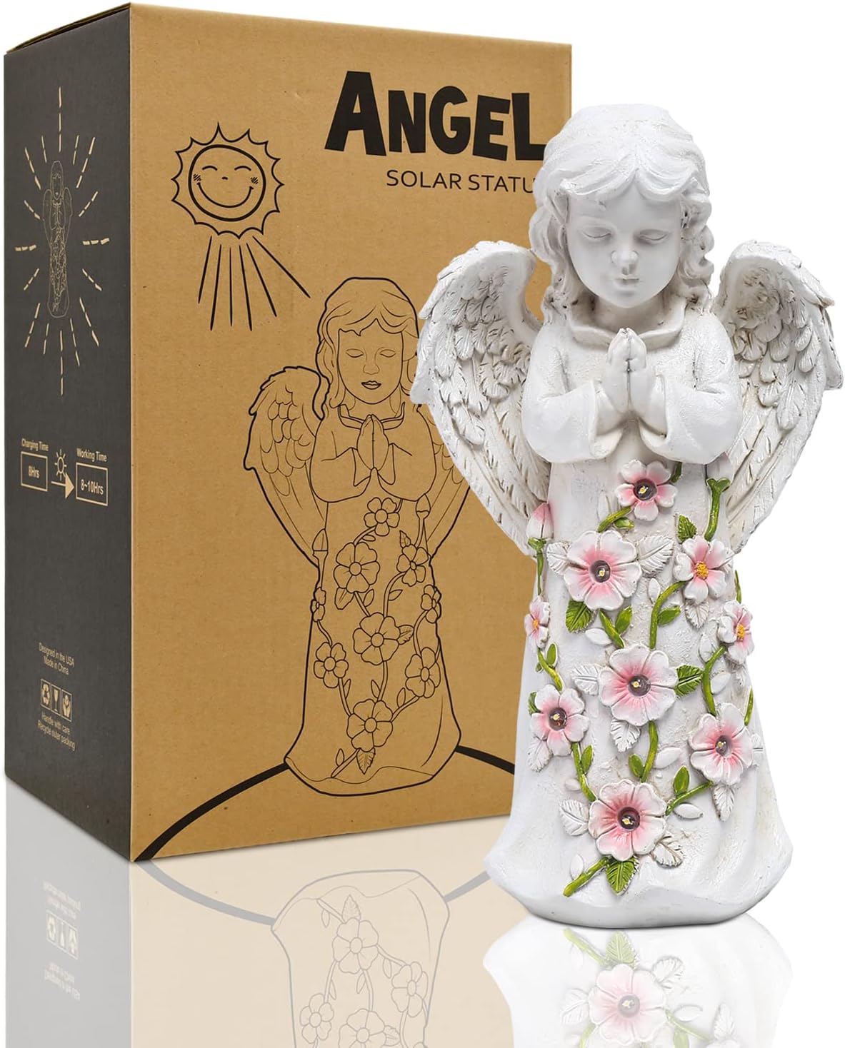 Detalle 2 de Goodeco Angel Garden Ornaments Statue 24.5cm