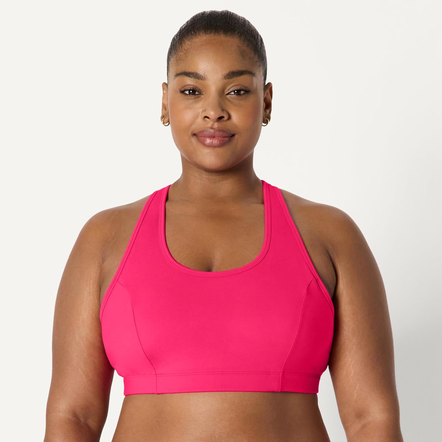 Detalle de Amazon Essentials Women's Active Total Train Medium Support Racerback Gym Workout Sports Bra