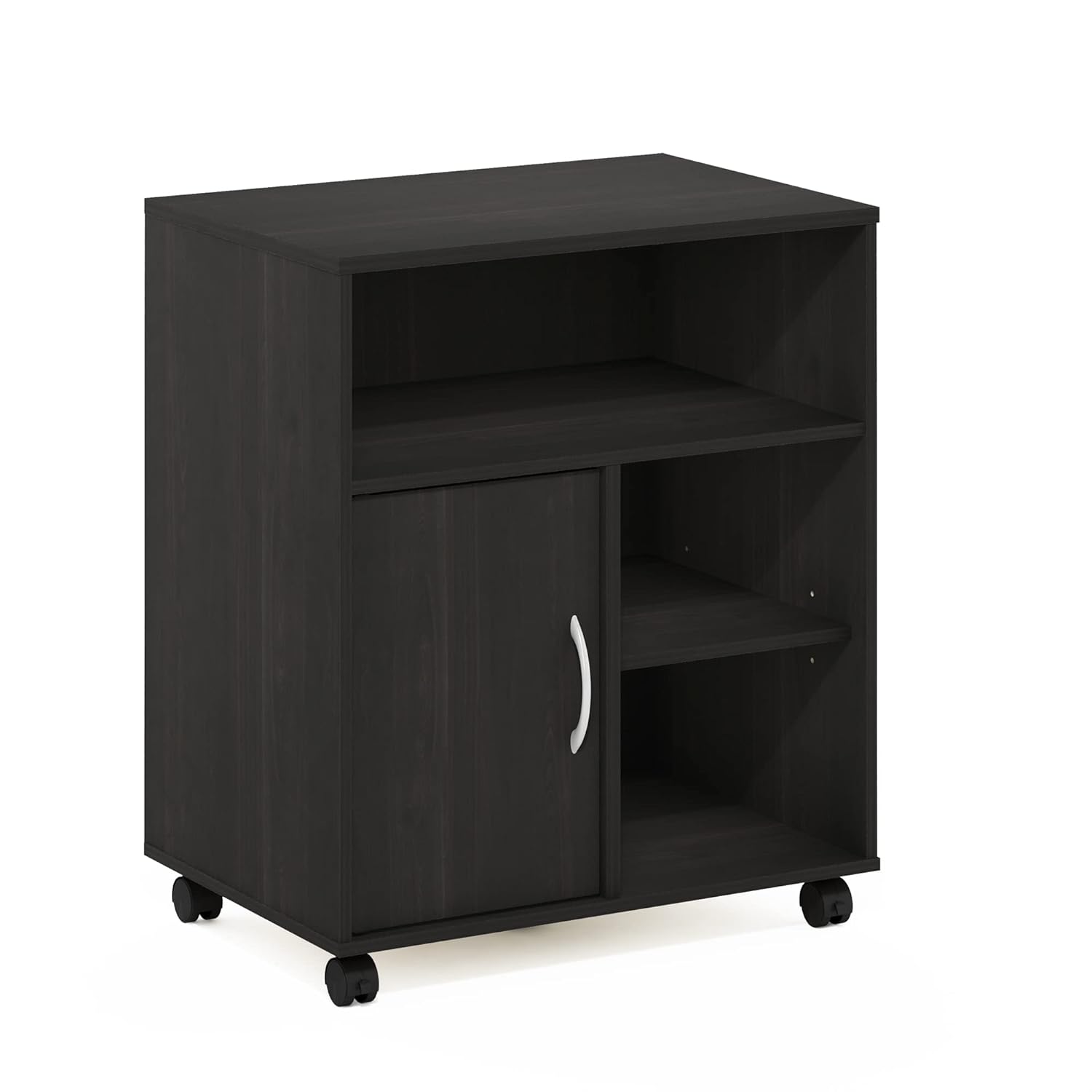 Thumbnail 3 de Support d’imprimante Furinno Economy pour bureau avec roulettes, espresso
