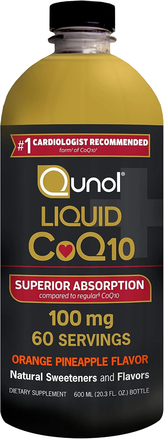 Detalle de Qunol 60000L63 Liquid CoQ10 Supplement, 100 mg, 20 Ounces