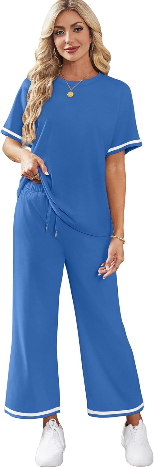 Thumbnail 3 de Sampeel 2 Piece Sets for Women: Casual Summer Lounge Set with Pockets