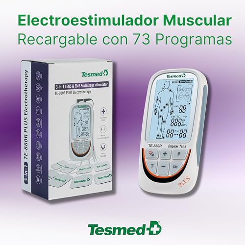 Thumbnail 1 de TESMED TE-880R Plus electroestimulador 73 programas