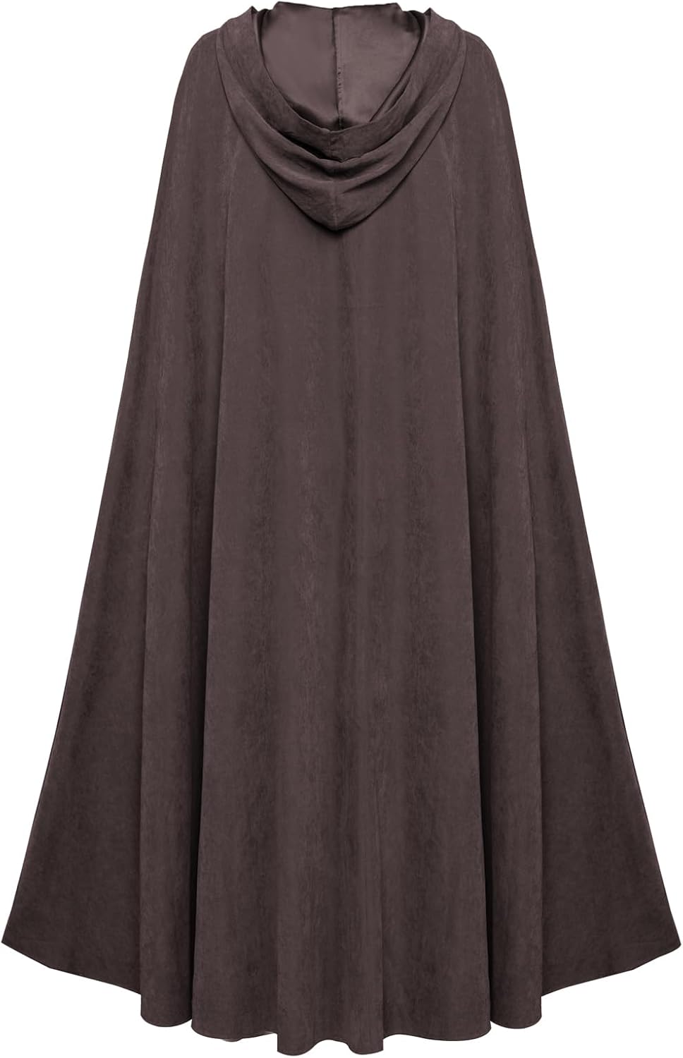 Detalle de SCARLET DARKNESS Scarlet Darkness medieval hooded maxi cloak for women (unisex) – cosplay cape
