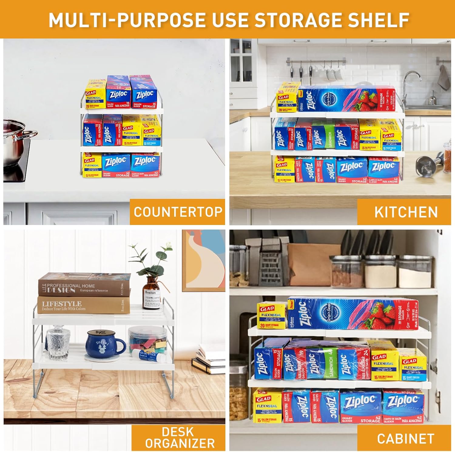 Thumbnail 6 de JUPELI 3-Tier Pantry Organizer ⚙