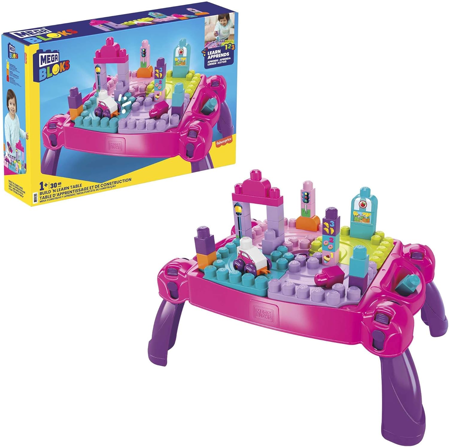 MEGA Bloks First Builders tavolino 3 in 1