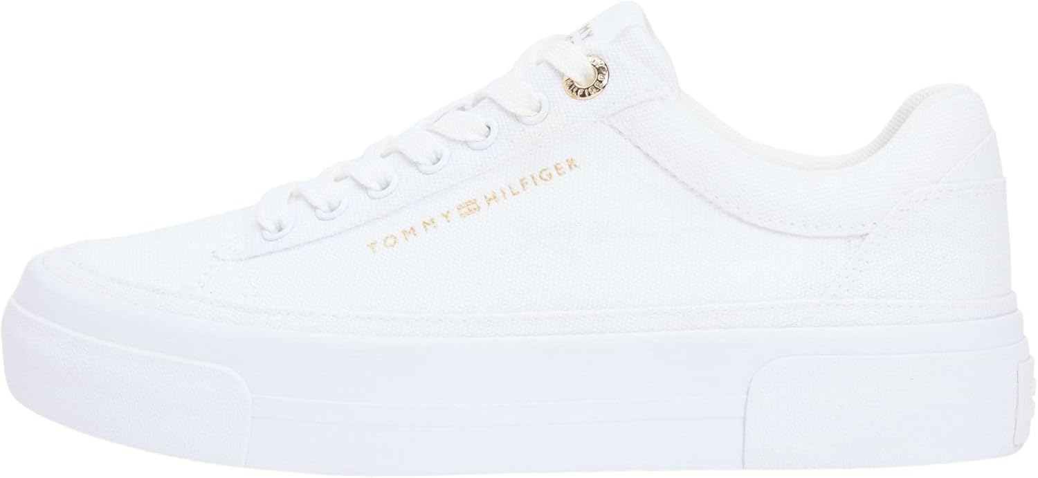 Thumbnail 6 de Tommy Hilfiger Femme Th Foxing Platform Canvas FW0FW09480 Bas – fiche d’évaluation