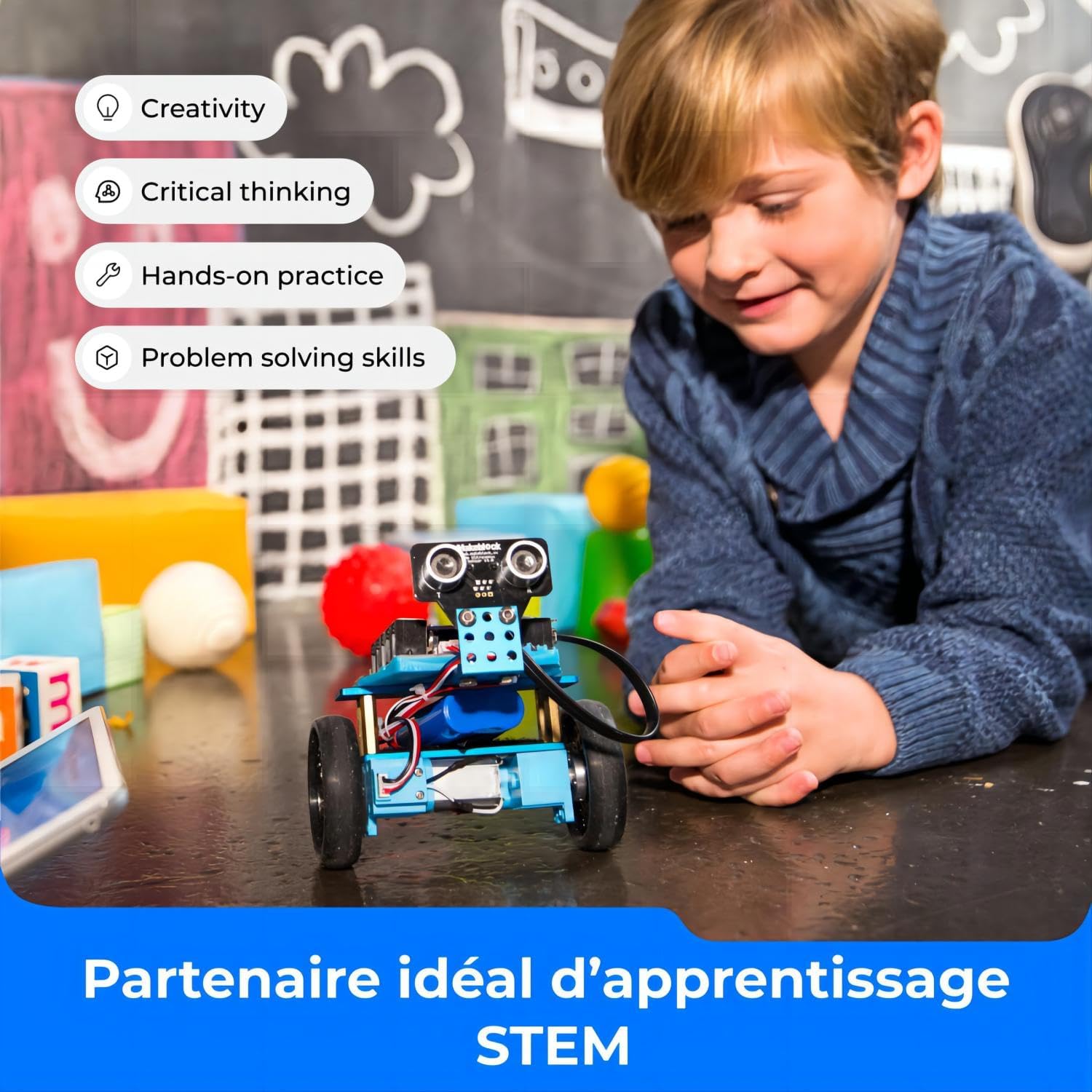 Thumbnail 4 de Makeblock mBot Ranger Kit Robot Programmable 3 en 1 — Initiation avancée à la robotique et au codage