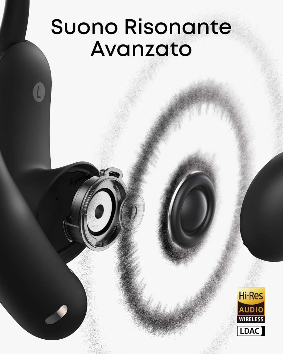 Thumbnail 4 de Soundcore AeroFit 2 Pro by Anker: auricolari open-ear con ANC, ganci regolabili e ricarica wireless