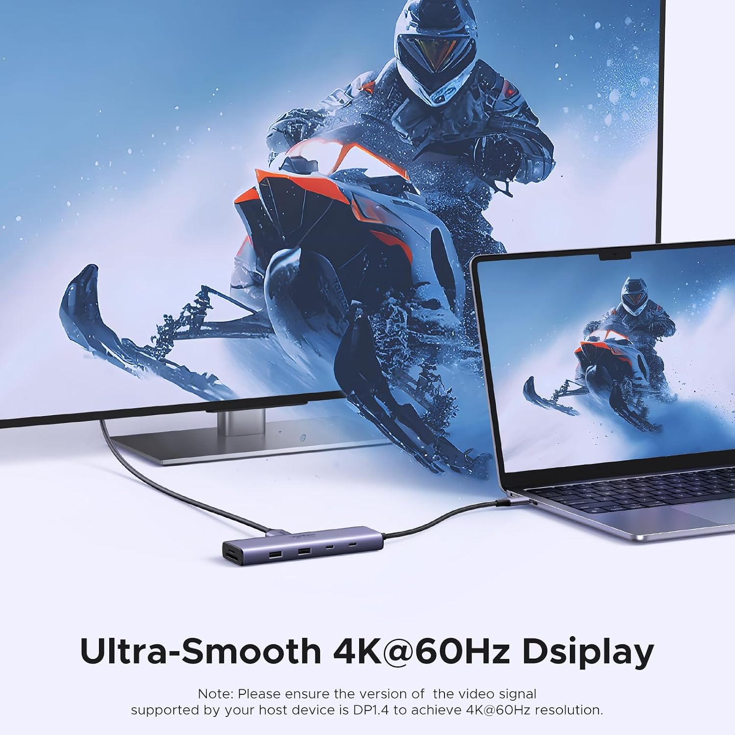 Detalle de UGREEN Revodok 109 USB-Cハブ 9-in-1、4K 60Hz HDMI・PD 100W・有線LAN対応