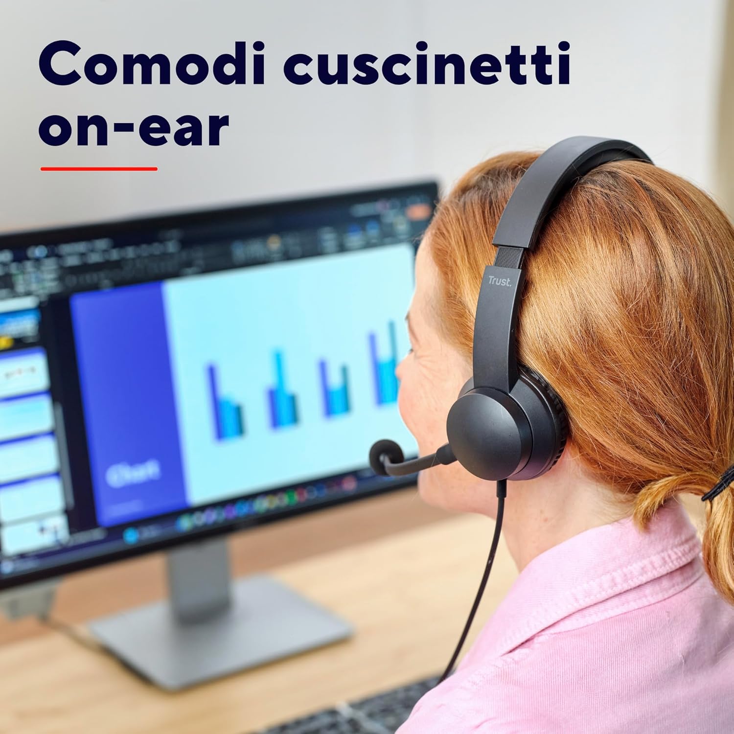 Thumbnail 2 de Trust Roha II cuffie USB 1,8 m