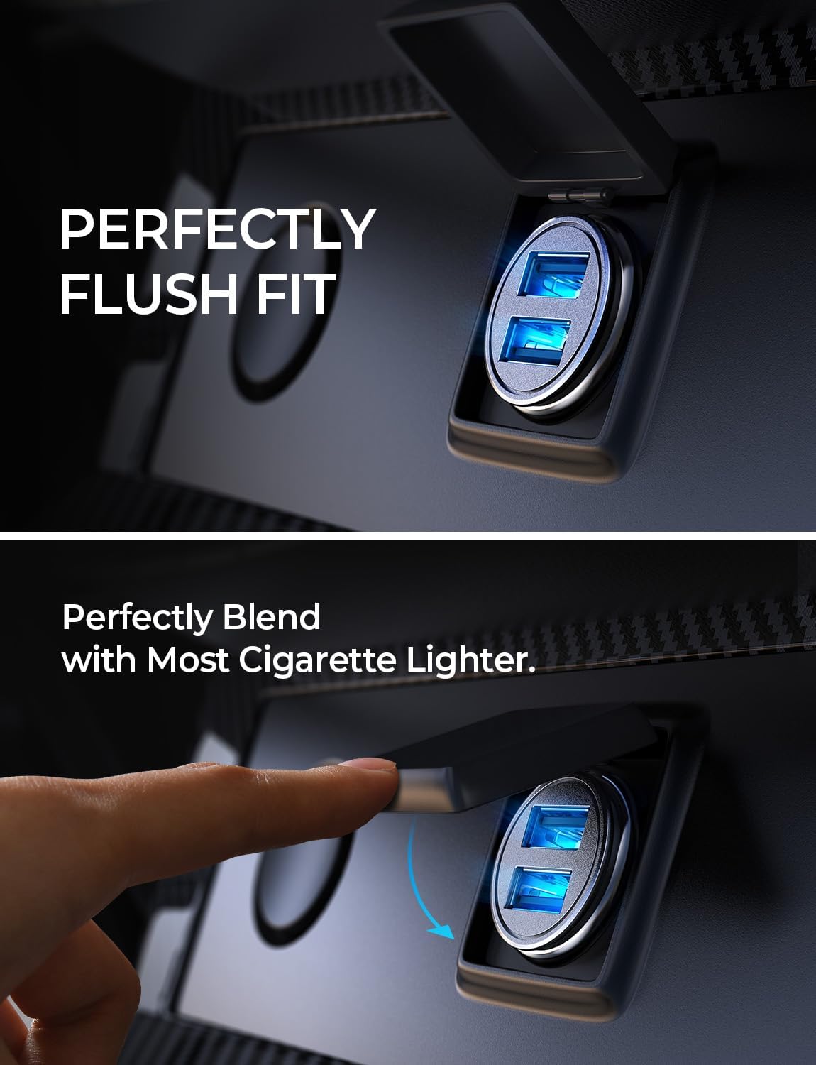 Thumbnail 6 de AINOPE Smallest 4.8A car charger USB socket for iPhone