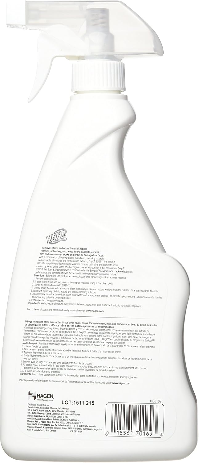 Detalle 2 de Dogit Bust-It Spray – 710 ml: Urinflecken und Gerüche zuverlässig entfernen