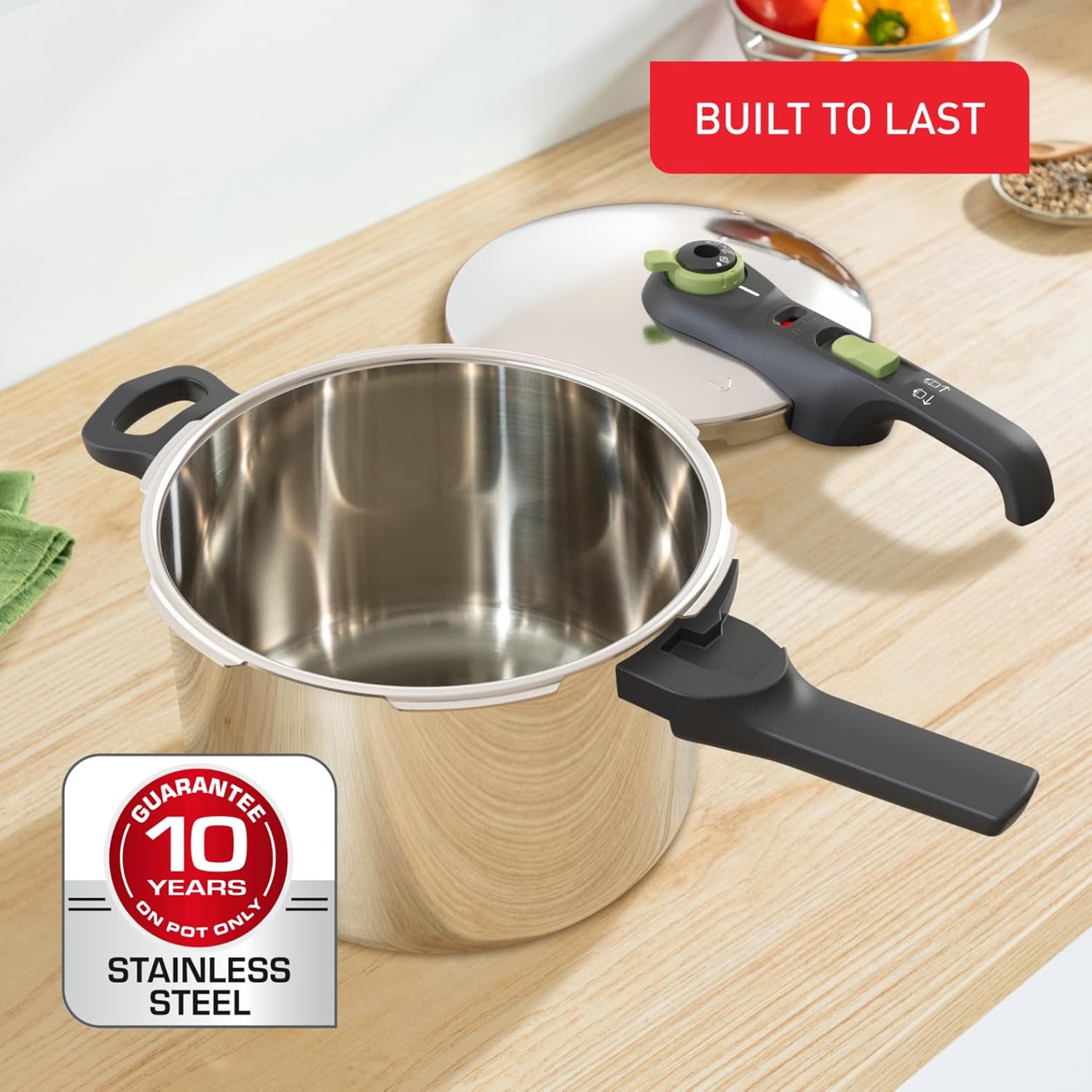 Thumbnail 6 de TEFAL P2580702 Secure Trendy Schnellkochtopf 6 L