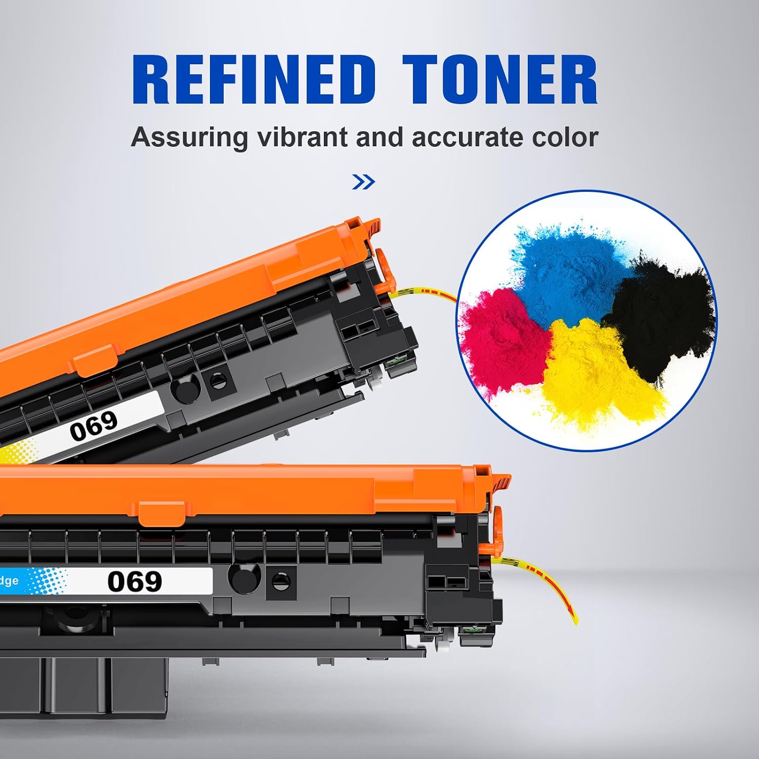 Thumbnail 3 de Pack de 4 cartouches toner compatibles Canon 069 / 069H (Noir + CMJ) pour Canon imageCLASS et LBP