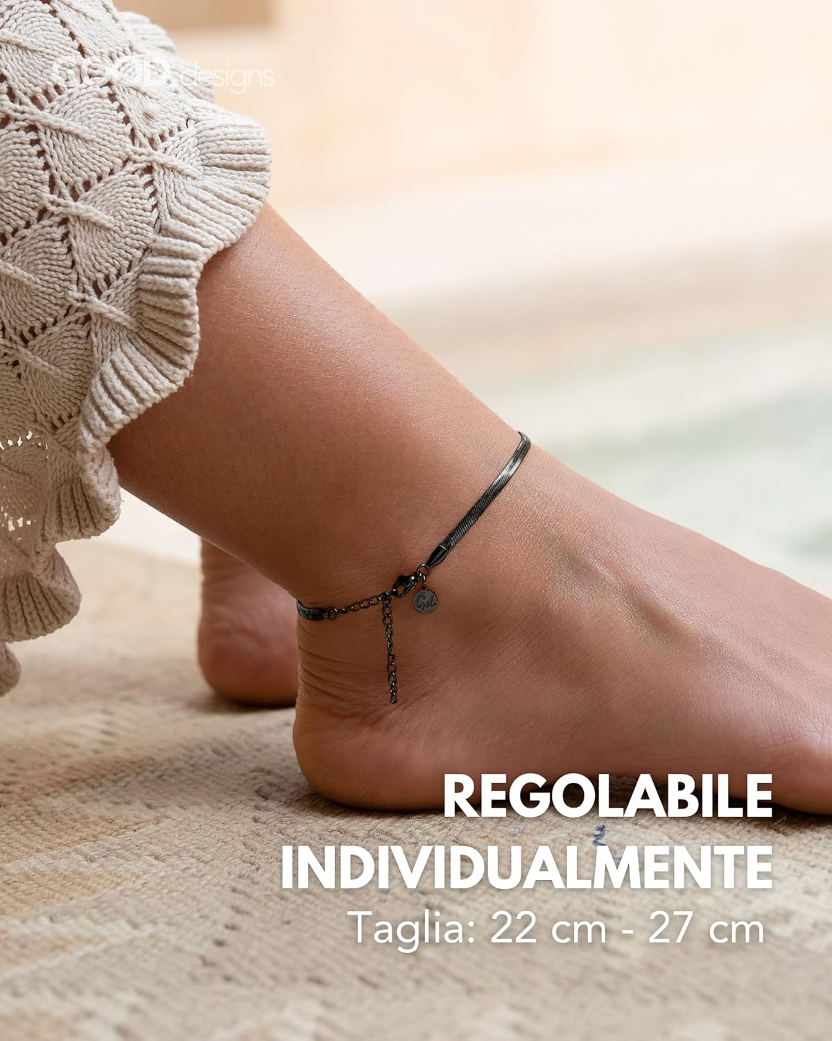 Detalle 2 de GD GOOD.designs Cavigliera 3 mm regolabile