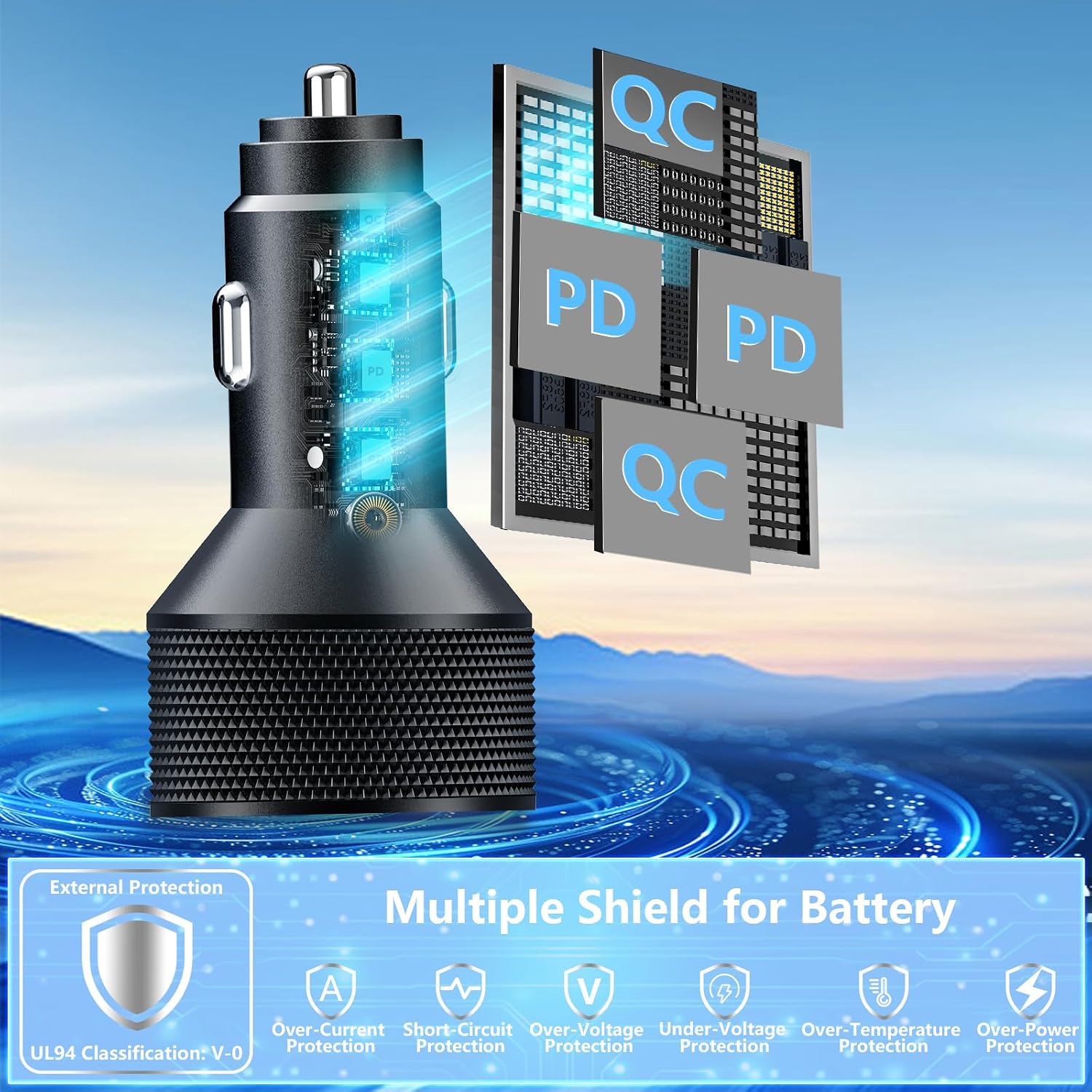 Thumbnail 3 de Rombica 90W USB-C KFZ Ladegerät MFi