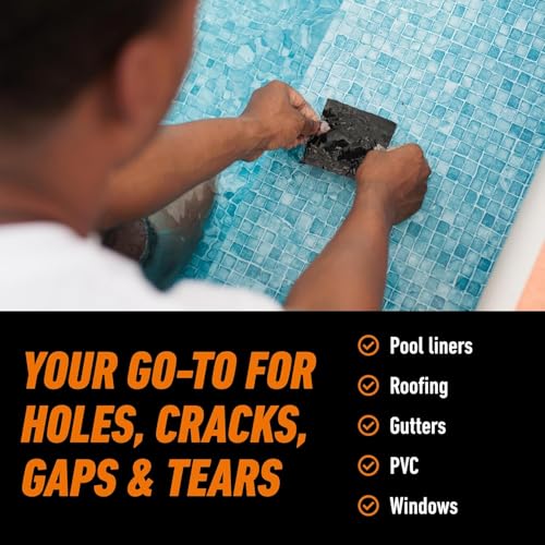 Detalle de Gorilla Waterproof Patch & Seal Tape Black 3m – a practical seal for quick fixes