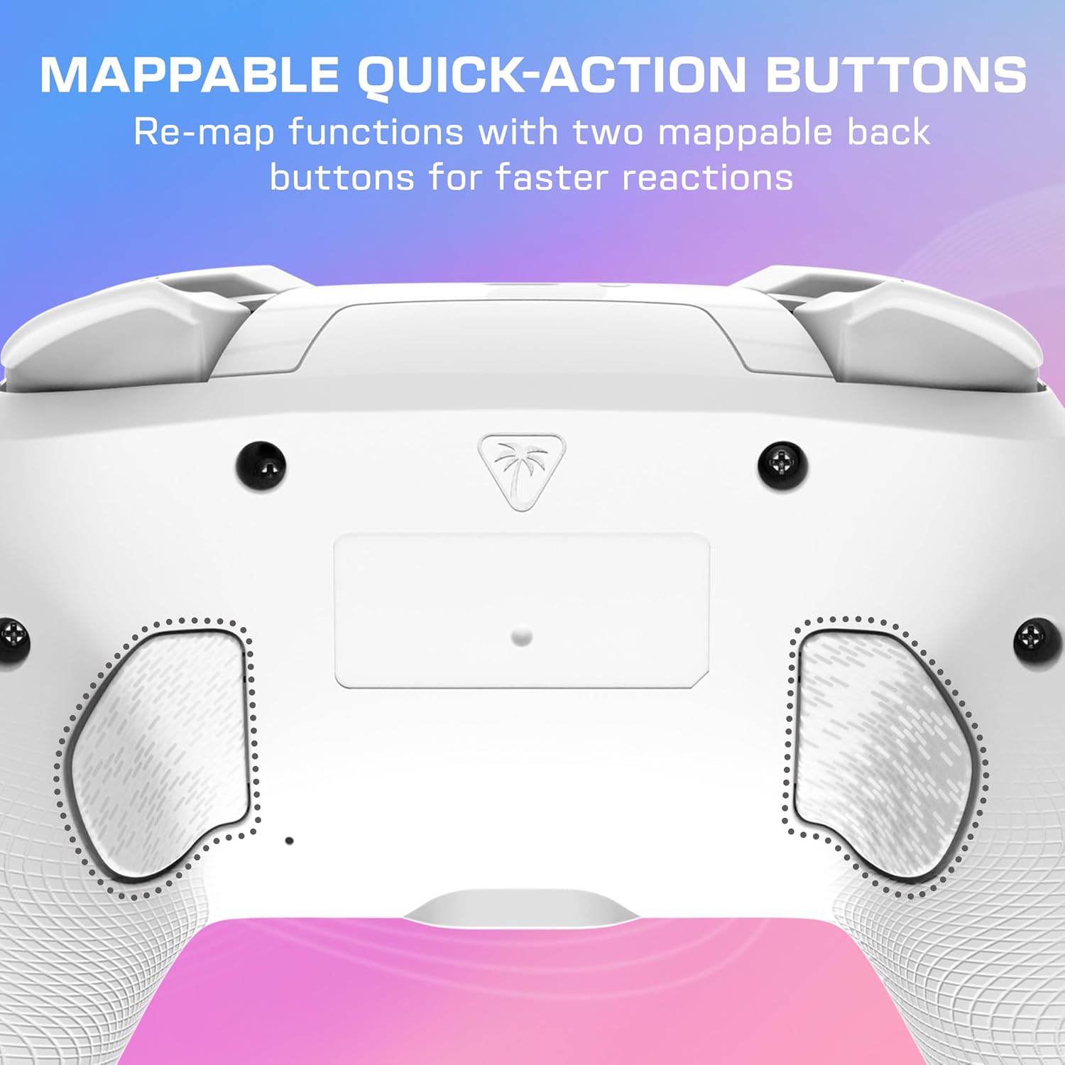 Detalle 2 de Turtle Beach Afterglow Wave Kabelloser Gaming-Controller (weiß) offiziell lizenziert für Nintendo Switch 2