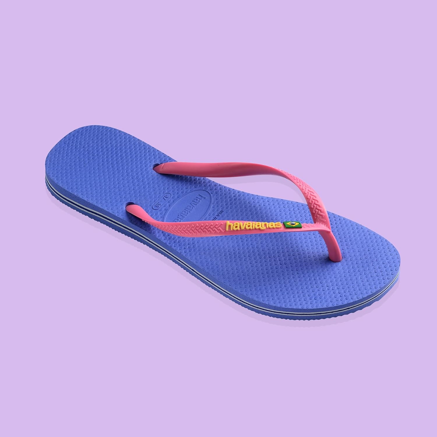 Thumbnail 4 de Havaianas Slim Brasil Logo - Tongs femme, confortables et légères, drapeau brésilien sur les lanières