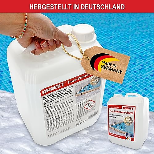Thumbnail 7 de ONBEST Effektiver Pool-Winterschutz: Flüssiges Winterpflegemittel gegen Algen, Kalk & Verunreinigungen (3 L/5 L)