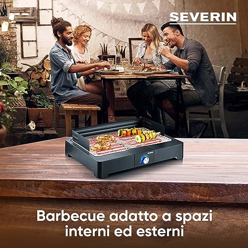 Thumbnail 2 de SEVERIN Barbecue Elettrico da Tavolo 2200W PG 8565: barbecue domestico sicuro e pratico